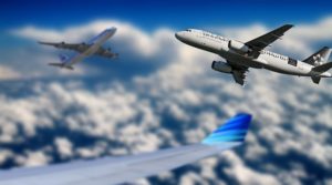 flying plane